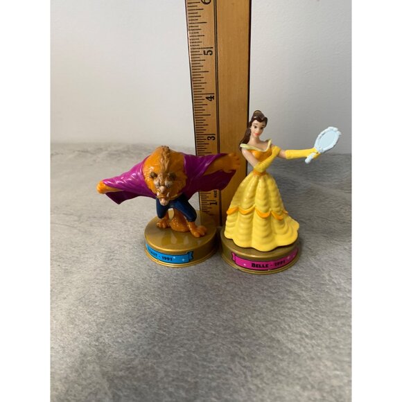 Belle & Beast 2002 McDonalds Collectible Figures Set - Picture 5 of 6